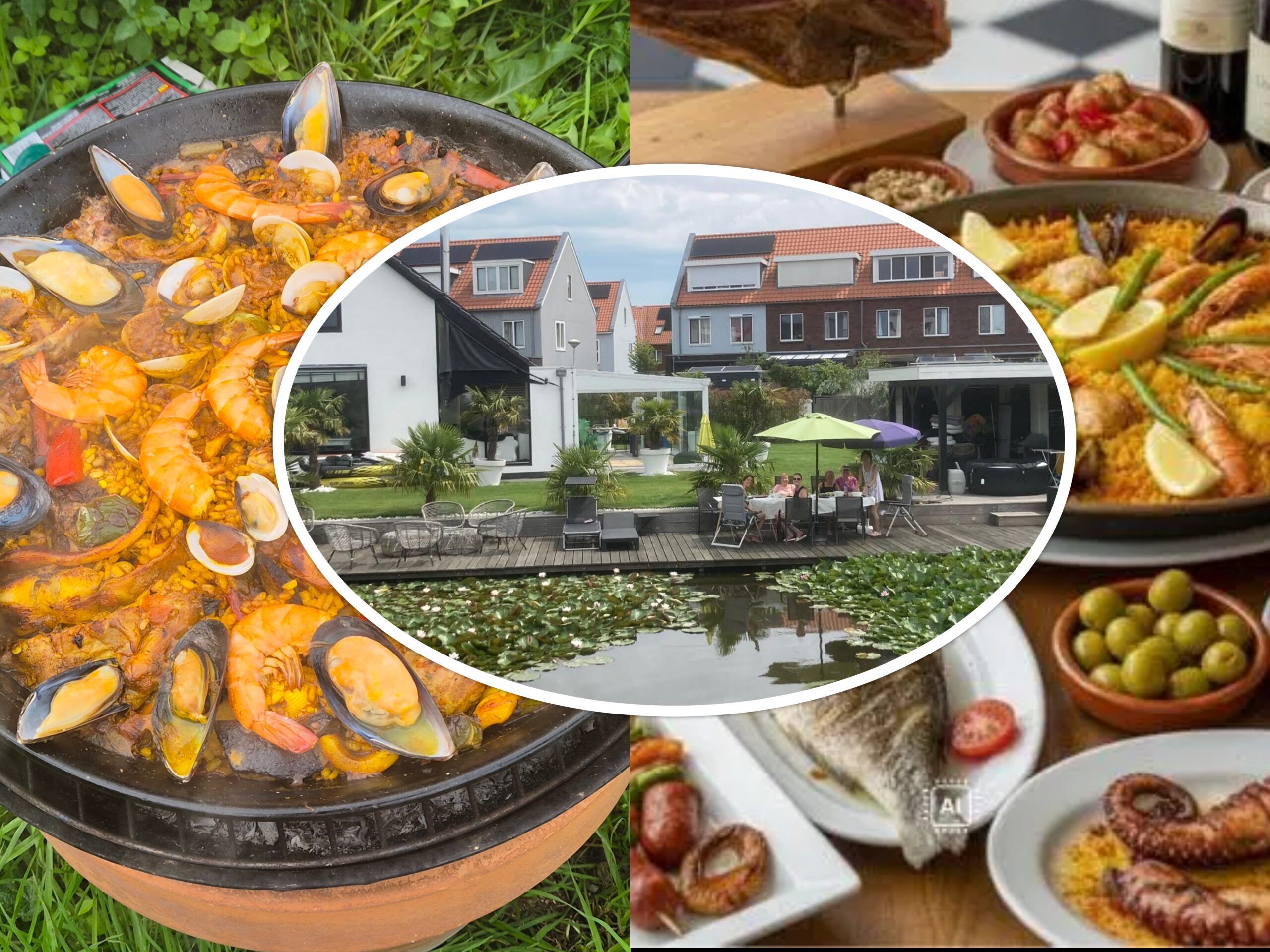 paella tapas spaanse kookworkshop buiten