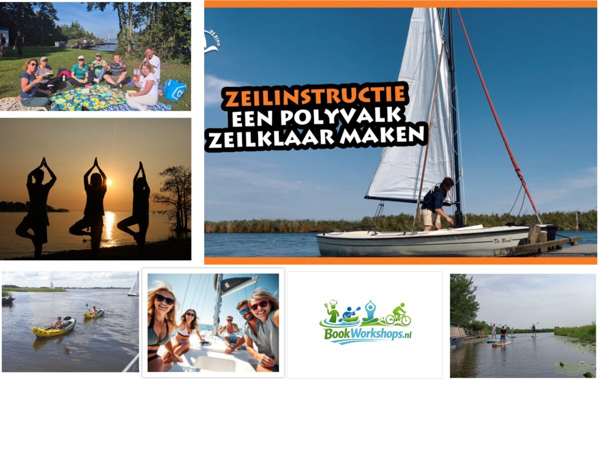 zeilen suppen kajakken lunch yoga