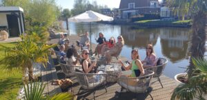 drankje op de steiger