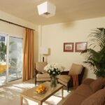 living room with terrace